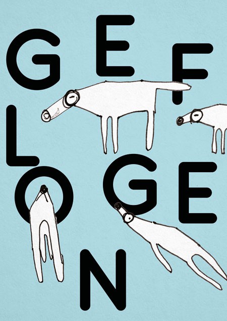 geflogen